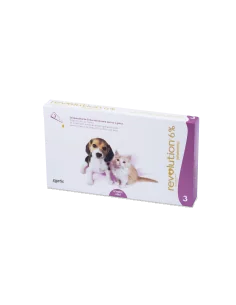 Caja de REVOLUTION 6% 0.25 ML (ROSADO) 2.5 KG - 3 PIPETAS