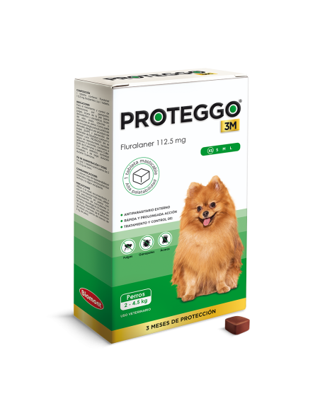 PROTEGGO 3M XS DE 2 A 4.5 KG X 112.5 MG