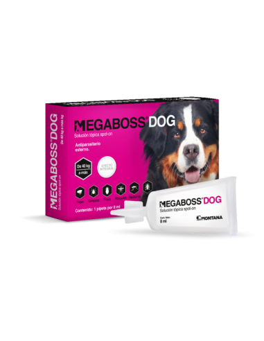 PIPETA MEGABOSS DOG 8 ML DE 40 + KG - MONTANA