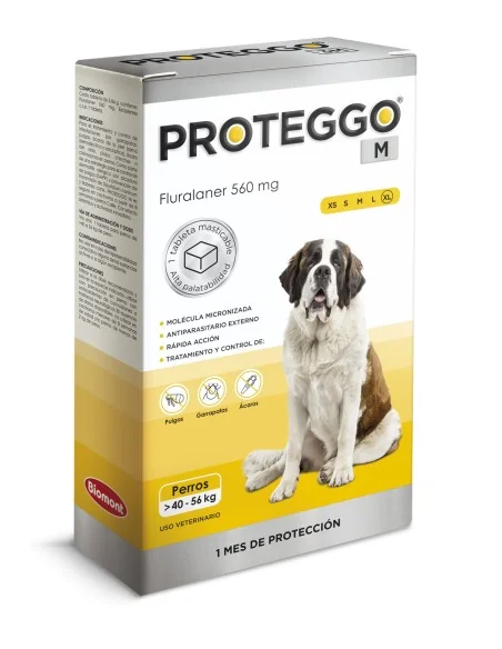 PROTEGGO X 1 MES XL DE 40-56 KG X 560 MG