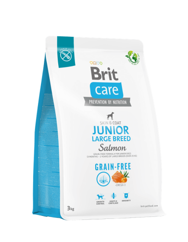 BRIT CARE GF JUNIOR LARGE B. SALMON Y POTATO 3 KG - BRIT