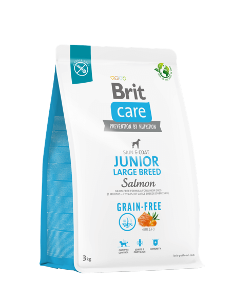 BRIT CARE GF JUNIOR LARGE B. SALMON Y POTATO 3 KG - BRIT