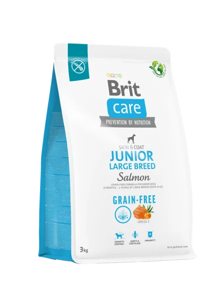 BRIT CARE GF JUNIOR LARGE B. SALMON Y POTATO 3 KG - BRIT