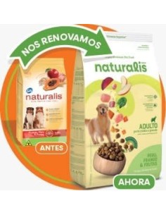 NATURALIS - POLLO, PAVO Y FRUTAS - PERROS ADULTOS RAZA MEDIANA Y GRANDE
