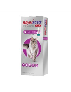 BRAVECTO PLUS GATOS x 500MG (6.25 a 12.5kg)