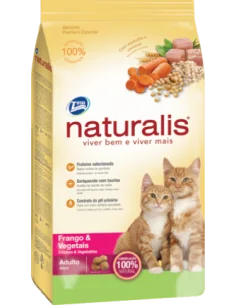 NATURALIS - POLLO Y VEGETALES - GATOS ADULTOS