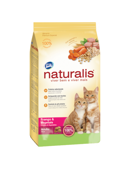 NATURALIS - POLLO Y VEGETALES - GATOS ADULTOS