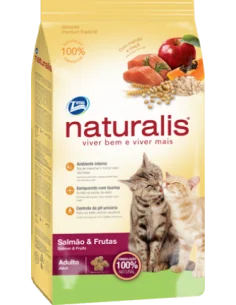 NATURALIS - SALMON Y FRUTAS - GATOS ADULTOS