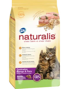 NATURALIS - POLLO Y PAVO - GATOS CASTRADOS