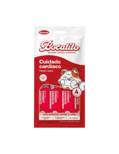 Bocatito Snack Funcional Para Gato Cuidado Cardíaco X4 Tubos