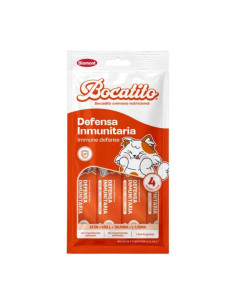 Bocatito Snack Funcional Para Gato Cuidado Defensa Inmunitaria X4 Tubos