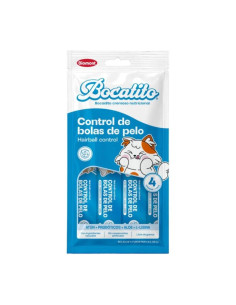 Bocatito Snack Funcional Para Gato Control de Bolas de Pelo X4 Tubos