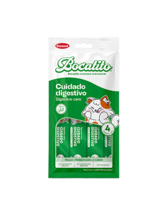 Bocatito Snack Funcional Para Gato Cuidado Digestivo X4 Tubos