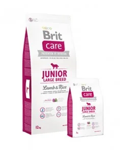 BRIT CARE - JUNIOR LARGE BREED LAMB & RICE - CANINE