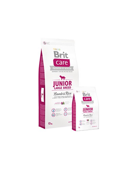 BRIT CARE -  JUNIOR LARGE BREED LAMB & RICE - CANINE