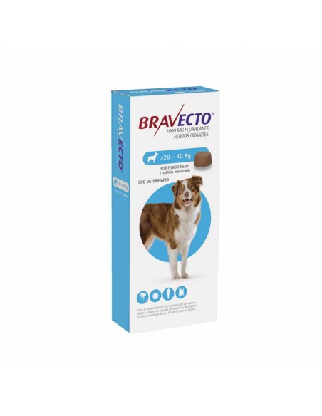 BRAVECTO 1000MG. (20KG.-40KG.)