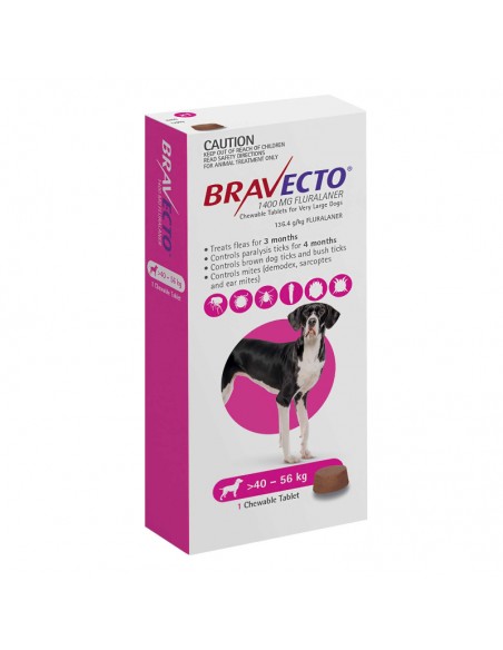 BRAVECTO 1400MG. (40KG.-56KG.)