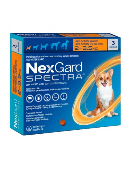 NEXGARD SPECTRA 2kg-3.5kg x 1 comprimido