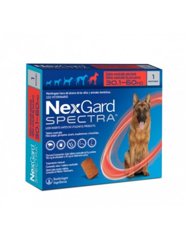 NEXGARD SPECTRA 30.1kg-60kg x 1 comprimido