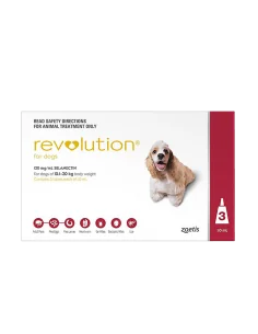 Unidad de REVOLUTION 12% 1.00 ML (ROJO) 10-20 KG x 1 pipeta