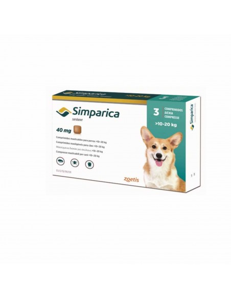 SIMPARICA 10-20 KG / CAJA 3 UND