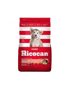 RICOCAN ALIMENTO PARA PERROS CACHORROS RAZAS MEDIANAS Y GRANDES - CARNE Y LECHE