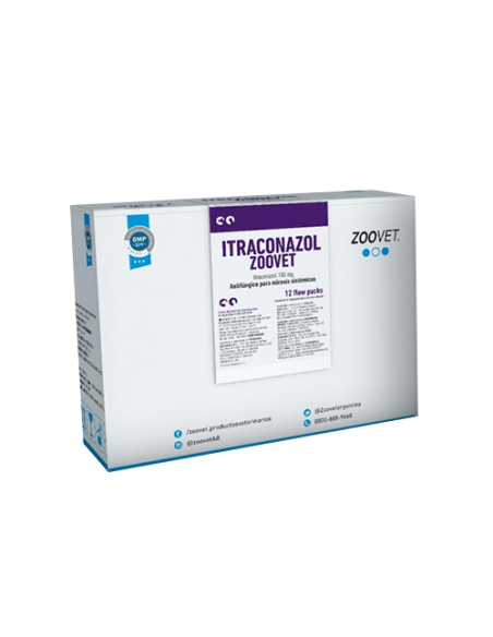 ITRACONAZOL ZOOVET 100 MG X 10 COMPRIMIDOS