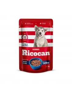RICOCAN - TROCITOS EN SALSA SABOR A CORDERO - CACHORRO 100 GR